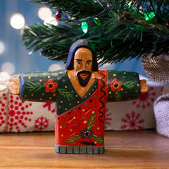 Standing Wooden Jesus-Christianity-Siesta Crafts