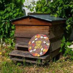 Bees Plaque-Home Décor-Siesta Crafts
