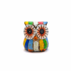 Stripy Pocket Owl-Ornaments & Figurines-Siesta Crafts