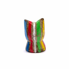 Stripy Pocket Cat-Ornaments & Figurines-Siesta Crafts