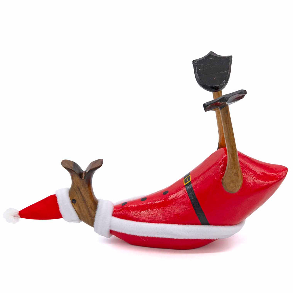 Santa Duck Bottle Holder-Ornaments & Figurines-Siesta Crafts
