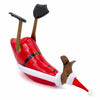 Santa Duck Bottle Holder-Ornaments & Figurines-Siesta Crafts