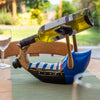 Pirate Duck Bottle Holder-Ornaments & Figurines-Siesta Crafts