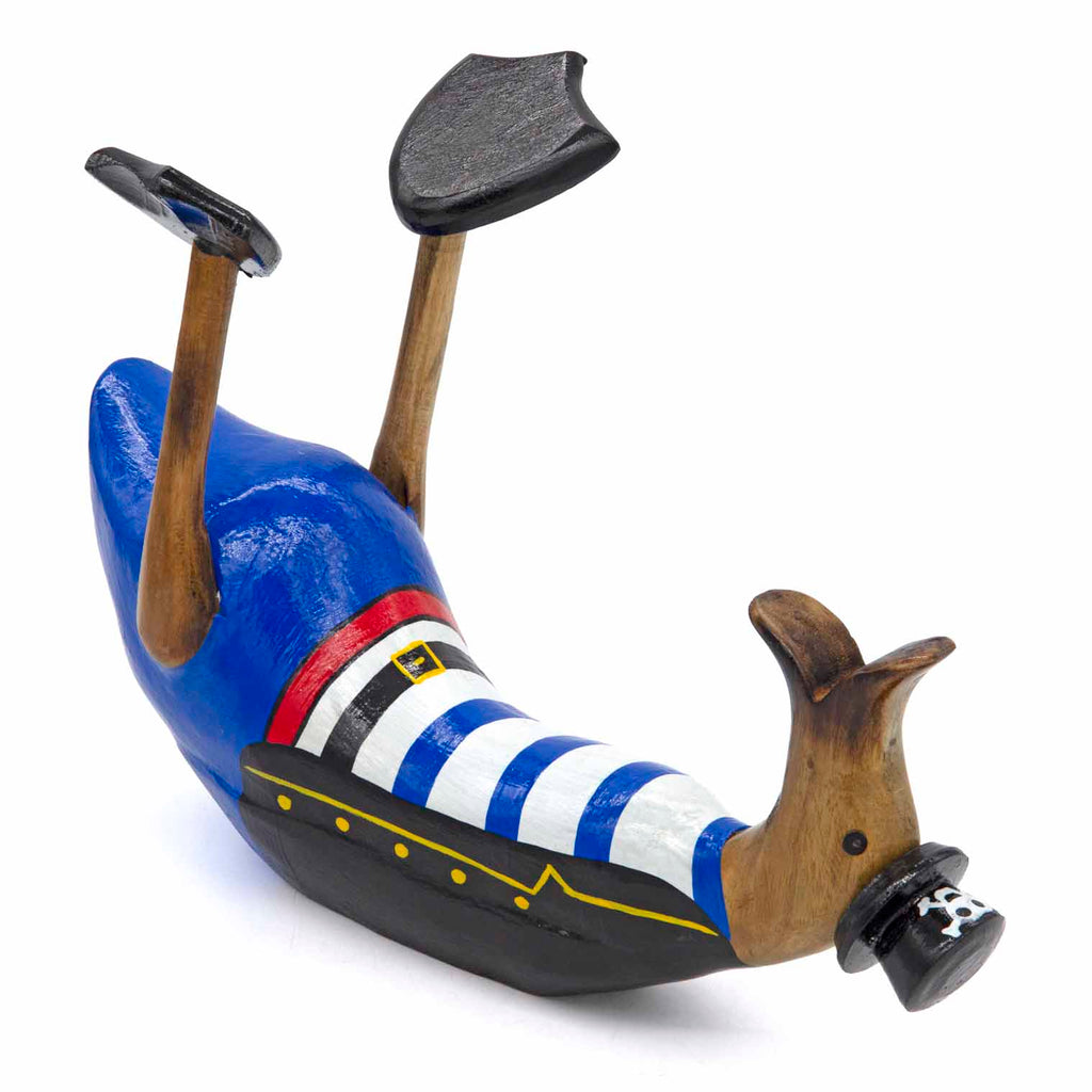 Pirate Duck Bottle Holder-Ornaments & Figurines-Siesta Crafts