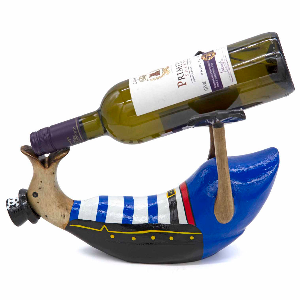 Pirate Duck Bottle Holder-Ornaments & Figurines-Siesta Crafts