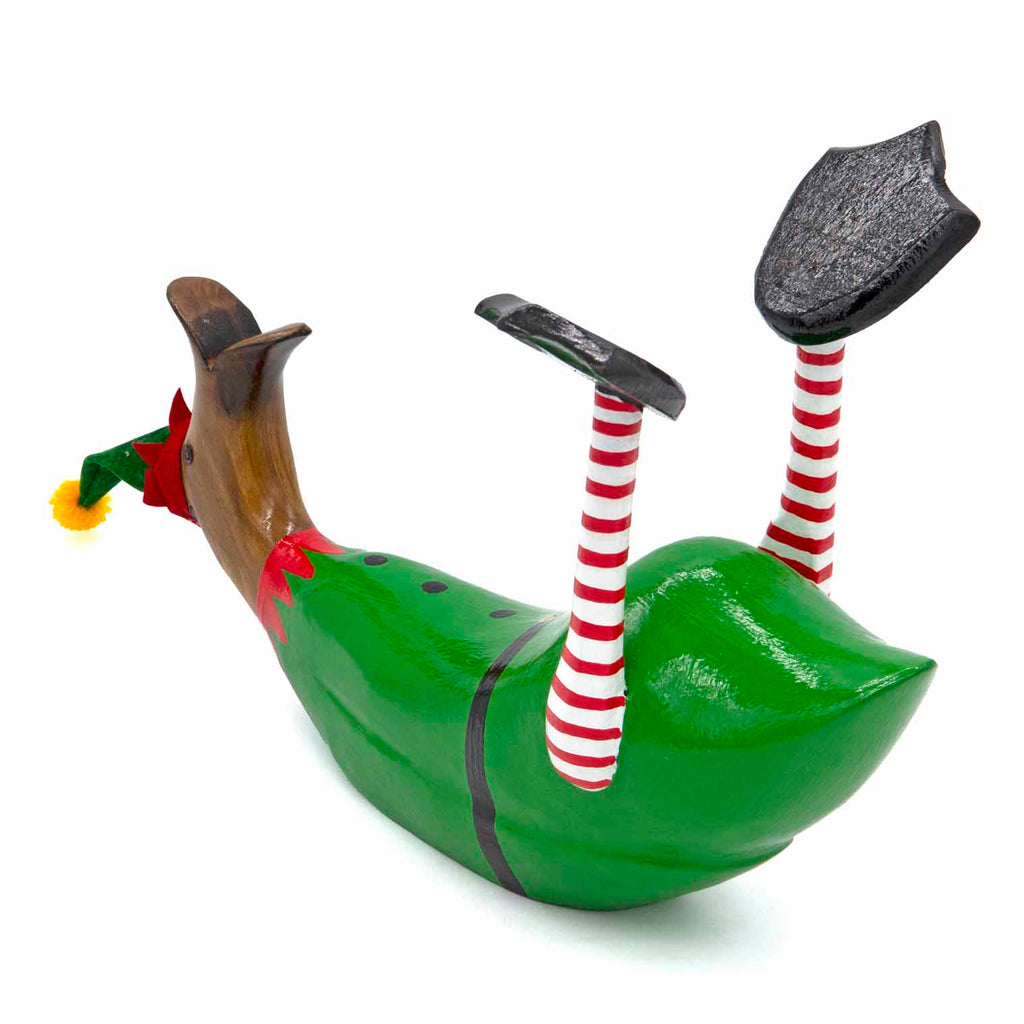 Elf Duck Bottle Holder-Ornaments & Figurines-Siesta Crafts