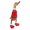 Christmas Jumper Duck-Ornaments & Figurines-Siesta Crafts
