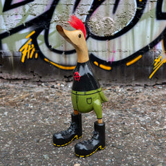 Punk Duck-Ornaments & Figurines-Siesta Crafts