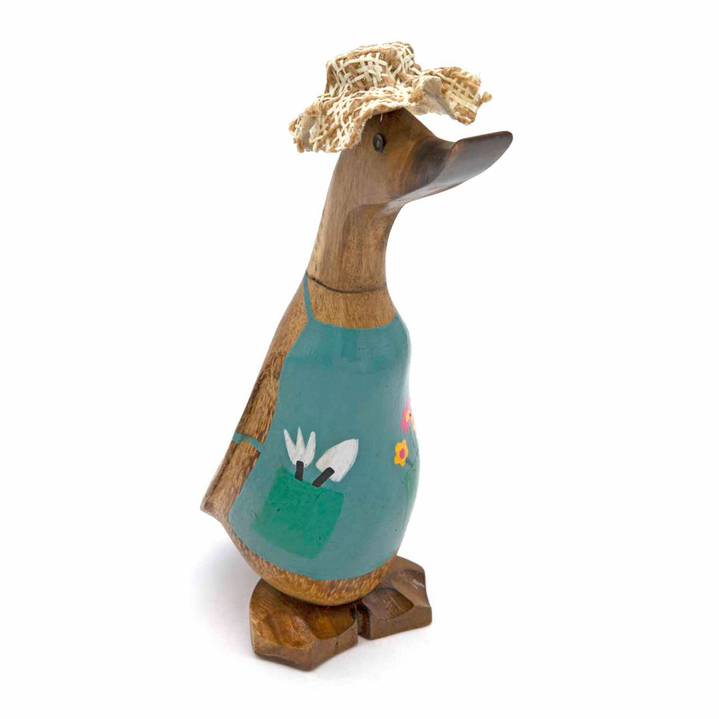 Gardening Duckling-Ornaments & Figurines-Siesta Crafts