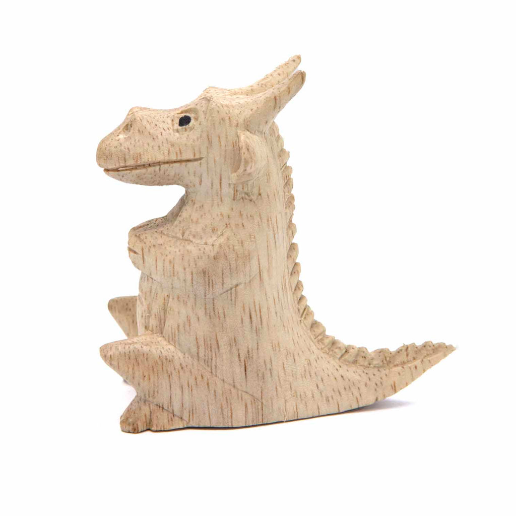 Mini Dragon Woodcarving-Ornaments & Figurines-Siesta Crafts