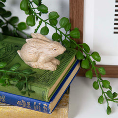 Mini Rabbit Woodcarving-Ornaments & Figurines-Siesta Crafts