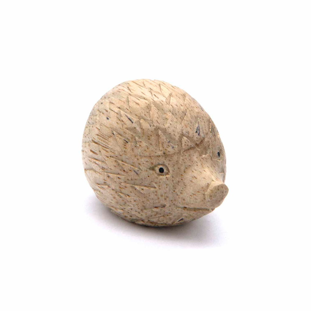 Mini Hedgehog Woodcarving-Ornaments & Figurines-Siesta Crafts