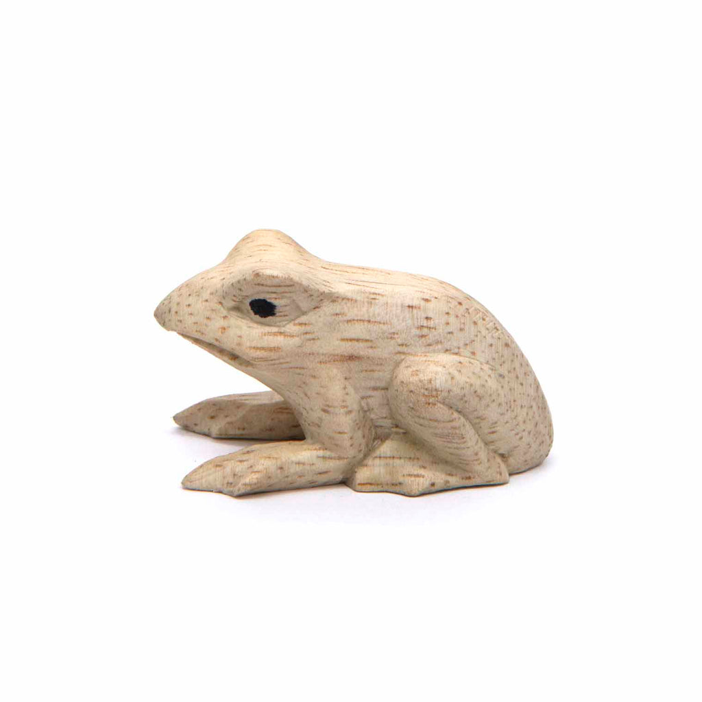 Mini Frog Woodcarving-Ornaments & Figurines-Siesta Crafts