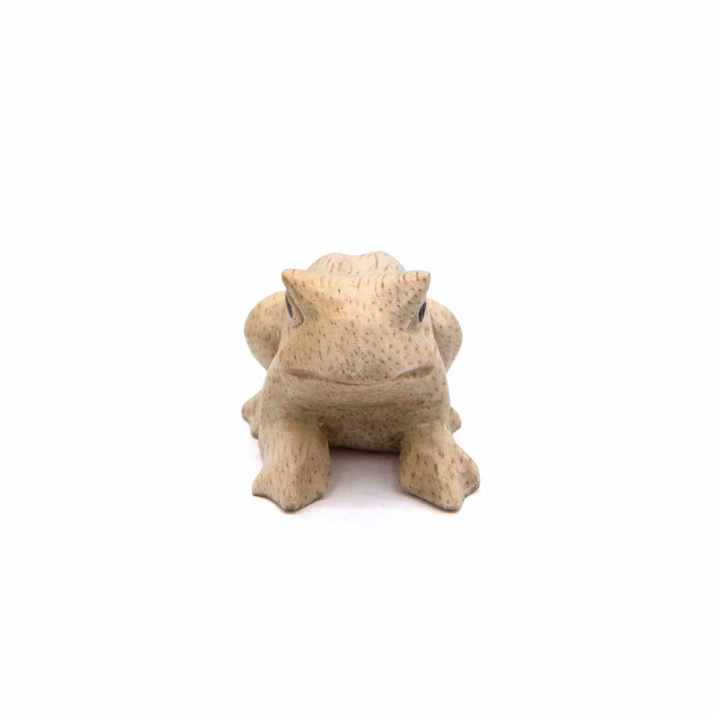 Mini Frog Woodcarving-Ornaments & Figurines-Siesta Crafts