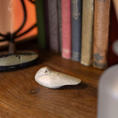 Mini Sleeping Duck Woodcarving-Ornaments & Figurines-Siesta Crafts