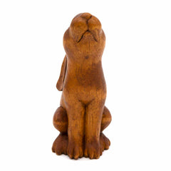 Medium Hare Woodcarving-Ornaments & Figurines-Siesta Crafts