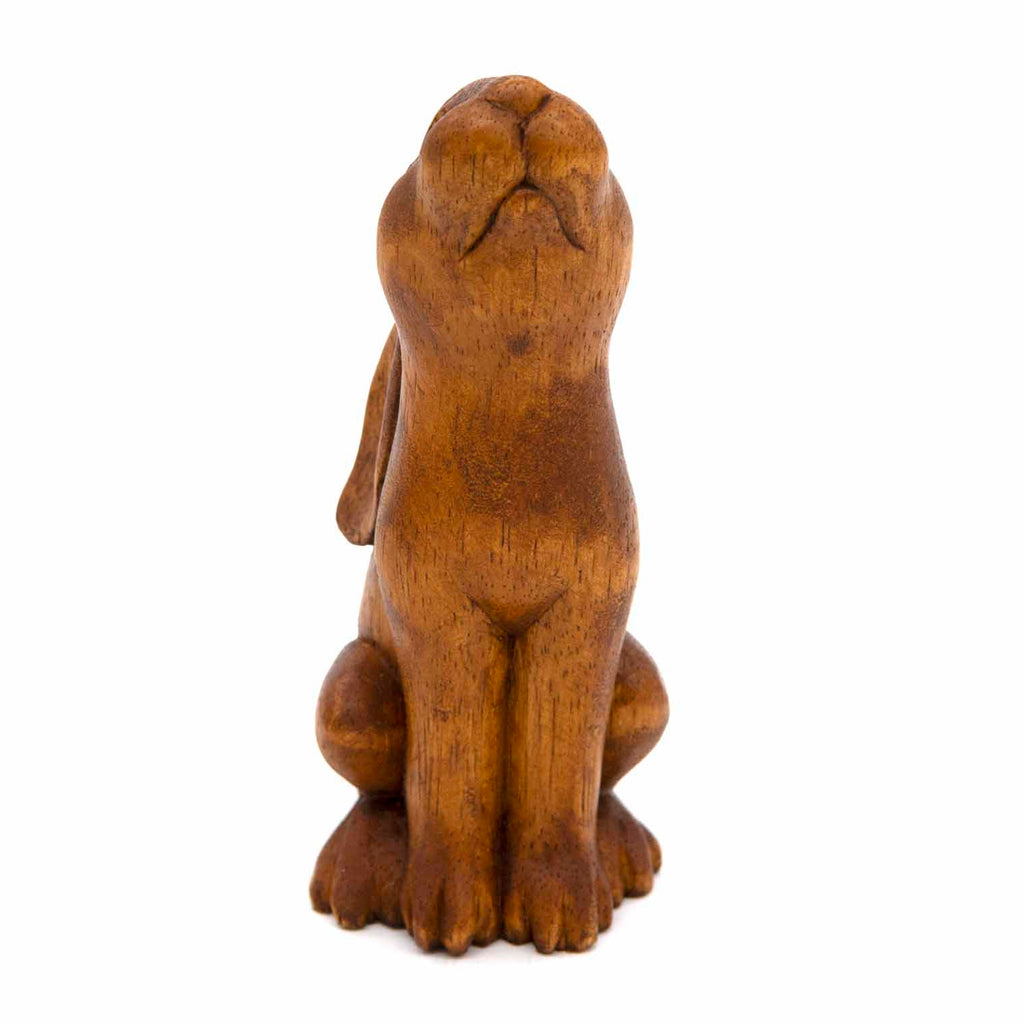 Medium Hare Woodcarving-Ornaments & Figurines-Siesta Crafts