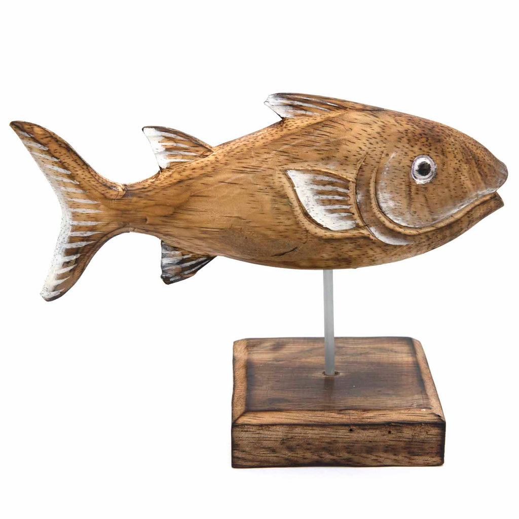 Fish on a Stand-Ornaments & Figurines-Siesta Crafts