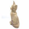 Sitting Cat Woodcarving-Ornaments & Figurines-Siesta Crafts