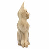 Sitting Cat Woodcarving-Ornaments & Figurines-Siesta Crafts