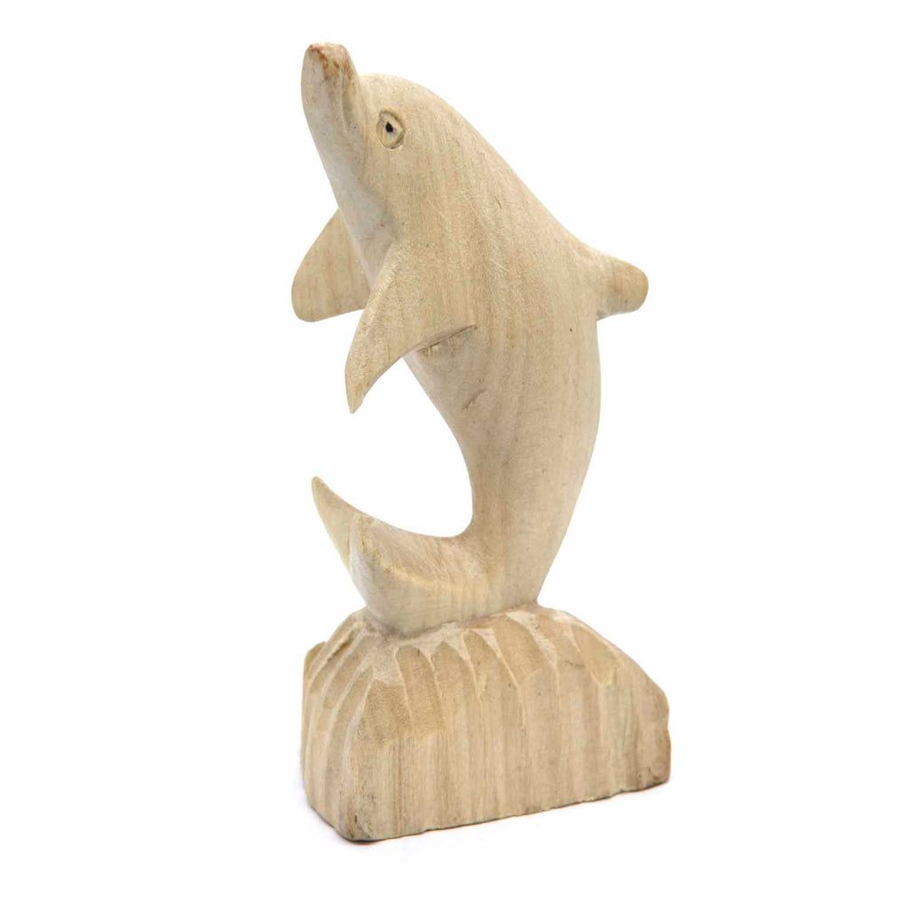 Dolphin Woodcarving-Ornaments & Figurines-Siesta Crafts