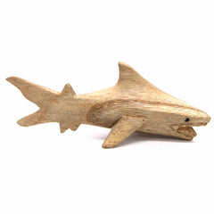 Shark Woodcarving-Ornaments & Figurines-Siesta Crafts