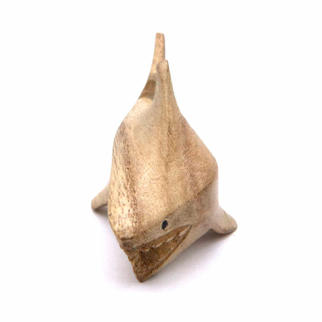 Shark Woodcarving-Ornaments & Figurines-Siesta Crafts