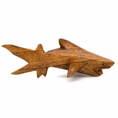 Shark Woodcarving-Ornaments & Figurines-Siesta Crafts