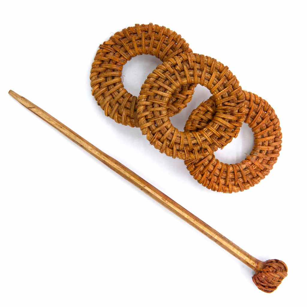 Rattan Hairslide-Hair Accessories-Siesta Crafts