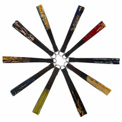 Large Balinese Batik Fans-Garden & Outdoors-Siesta Crafts