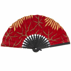 Large Balinese Batik Fans-Garden & Outdoors-Siesta Crafts