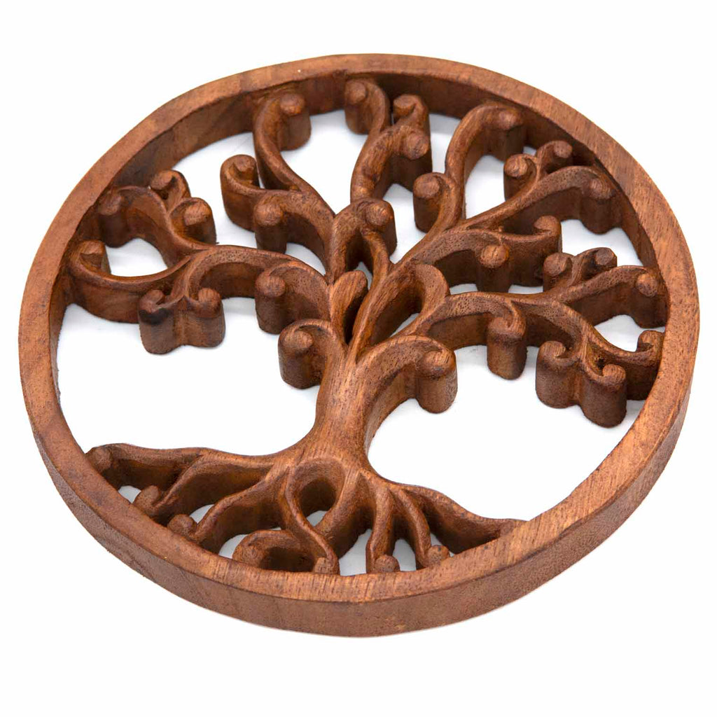 Curly Tree of Life Plaque-Ornaments & Figurines-Siesta Crafts