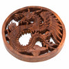 Ornate Dragon Plaque-Ornaments & Figurines-Siesta Crafts