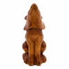 Howling Wolf Woodcarving Medium-Ornaments & Figurines-Siesta Crafts