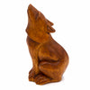 Howling Wolf Woodcarving Medium-Ornaments & Figurines-Siesta Crafts