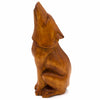 Howling Wolf Woodcarving Large-Ornaments & Figurines-Siesta Crafts