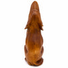 Howling Wolf Woodcarving Large-Ornaments & Figurines-Siesta Crafts