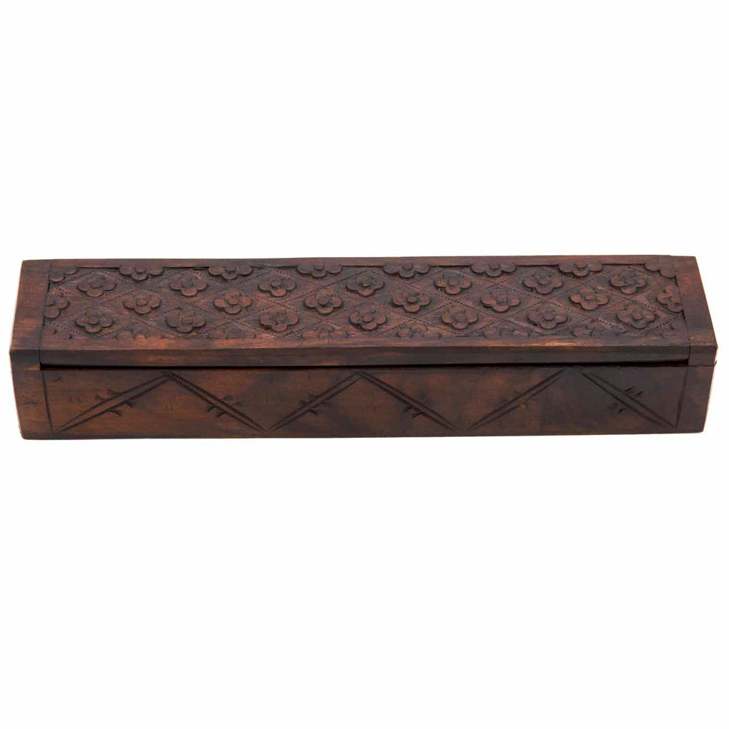 Long Carved Box-Storage & Organisation-Siesta Crafts