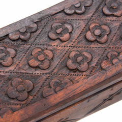 Long Carved Box-Storage & Organisation-Siesta Crafts