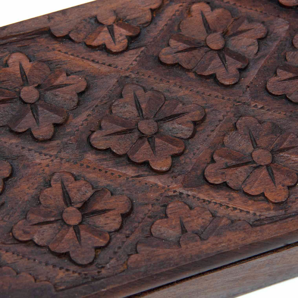 Carved Playing Card Box-Storage & Organisation-Siesta Crafts