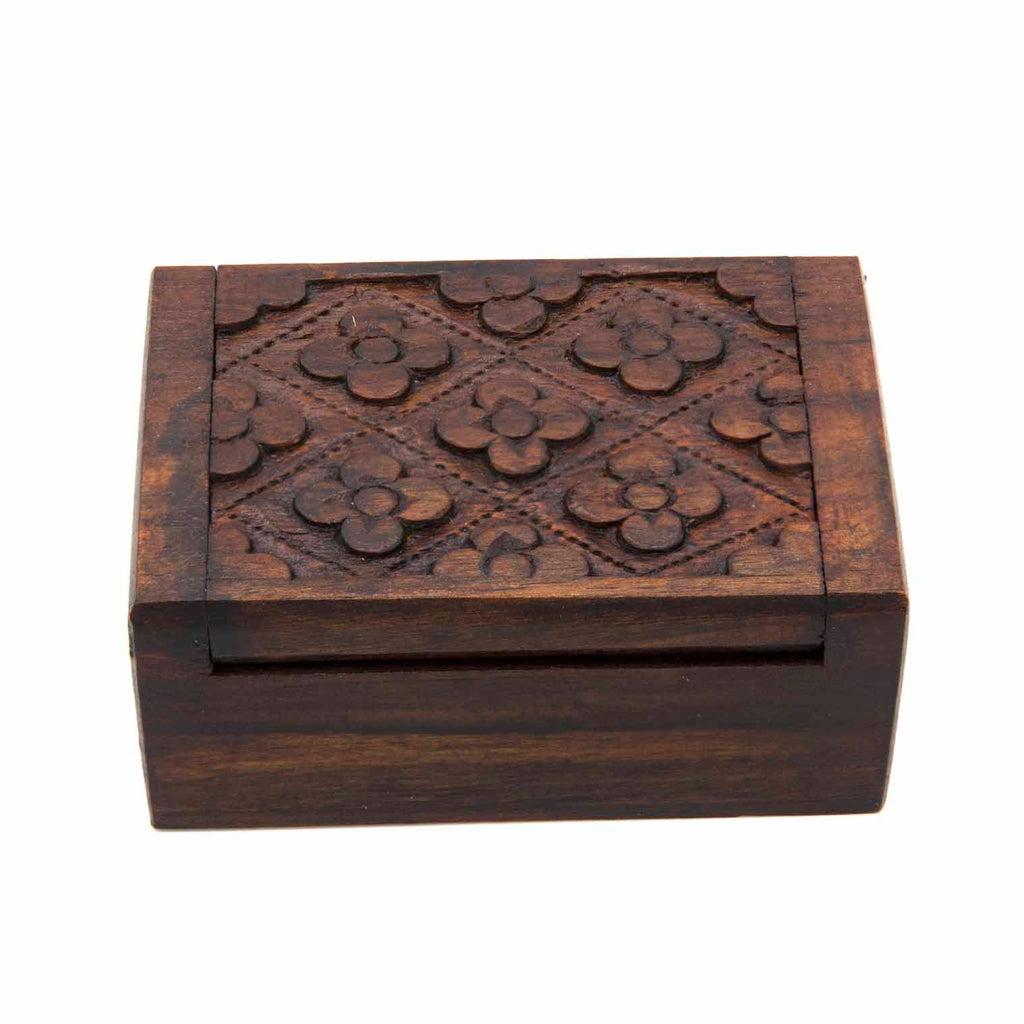 Mini Carved Box-Storage & Organisation-Siesta Crafts