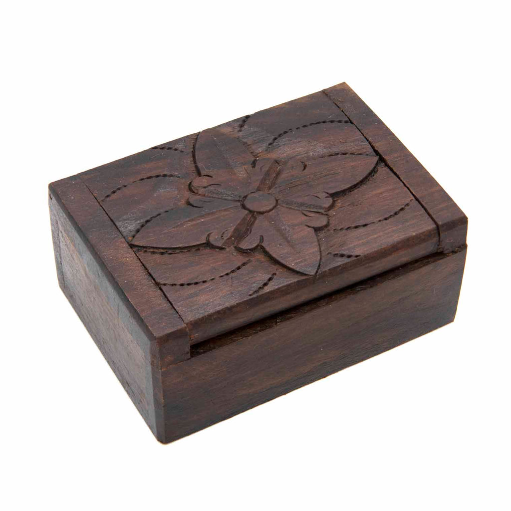 Mini Carved Box-Storage & Organisation-Siesta Crafts