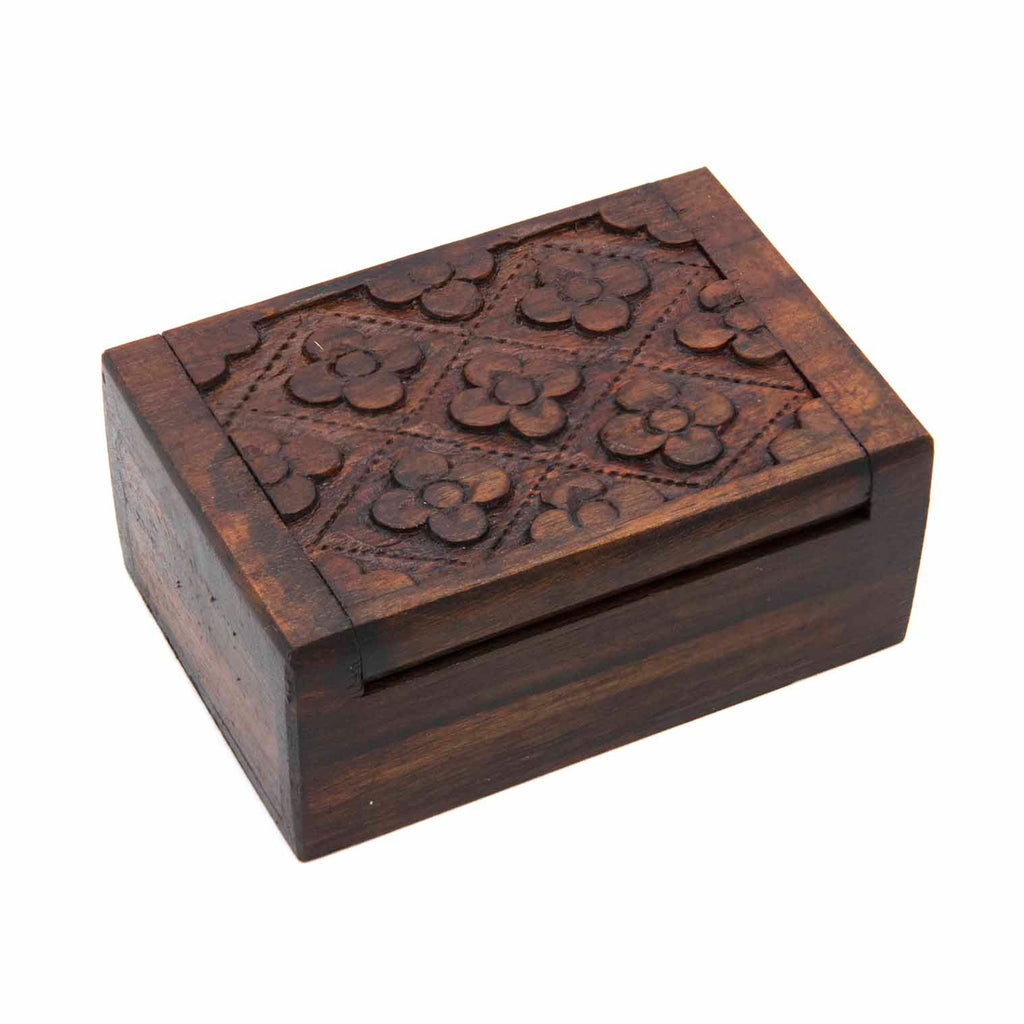 Mini Carved Box-Storage & Organisation-Siesta Crafts