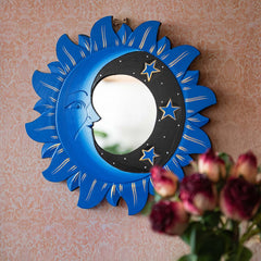 Blue Moon Mirror-Home Décor-Siesta Crafts
