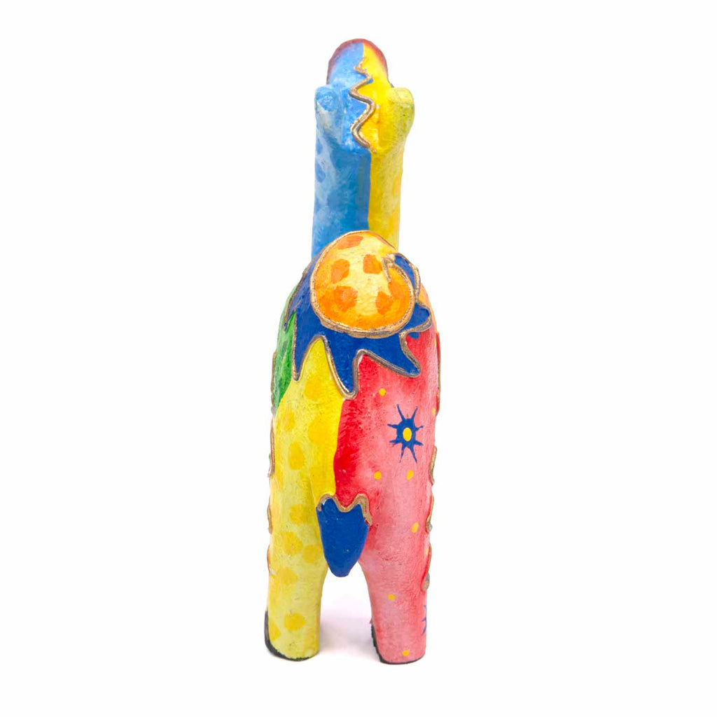 Psychedelic Camel Woodcarving-Ornaments & Figurines-Siesta Crafts