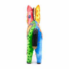 Psychedelic Donkey Woodcarving-Ornaments & Figurines-Siesta Crafts