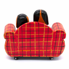 Dogs on a Sofa Woodcarving-Ornaments & Figurines-Siesta Crafts