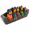 Cats on a Sofa Woodcarving-Ornaments & Figurines-Siesta Crafts