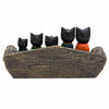 Cats on a Sofa Woodcarving-Ornaments & Figurines-Siesta Crafts