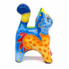Psychedelic Cat Woodcarving-Ornaments & Figurines-Siesta Crafts